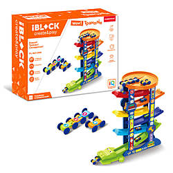 921-266 PL Трек багатоповерховий, машинка, у коробці