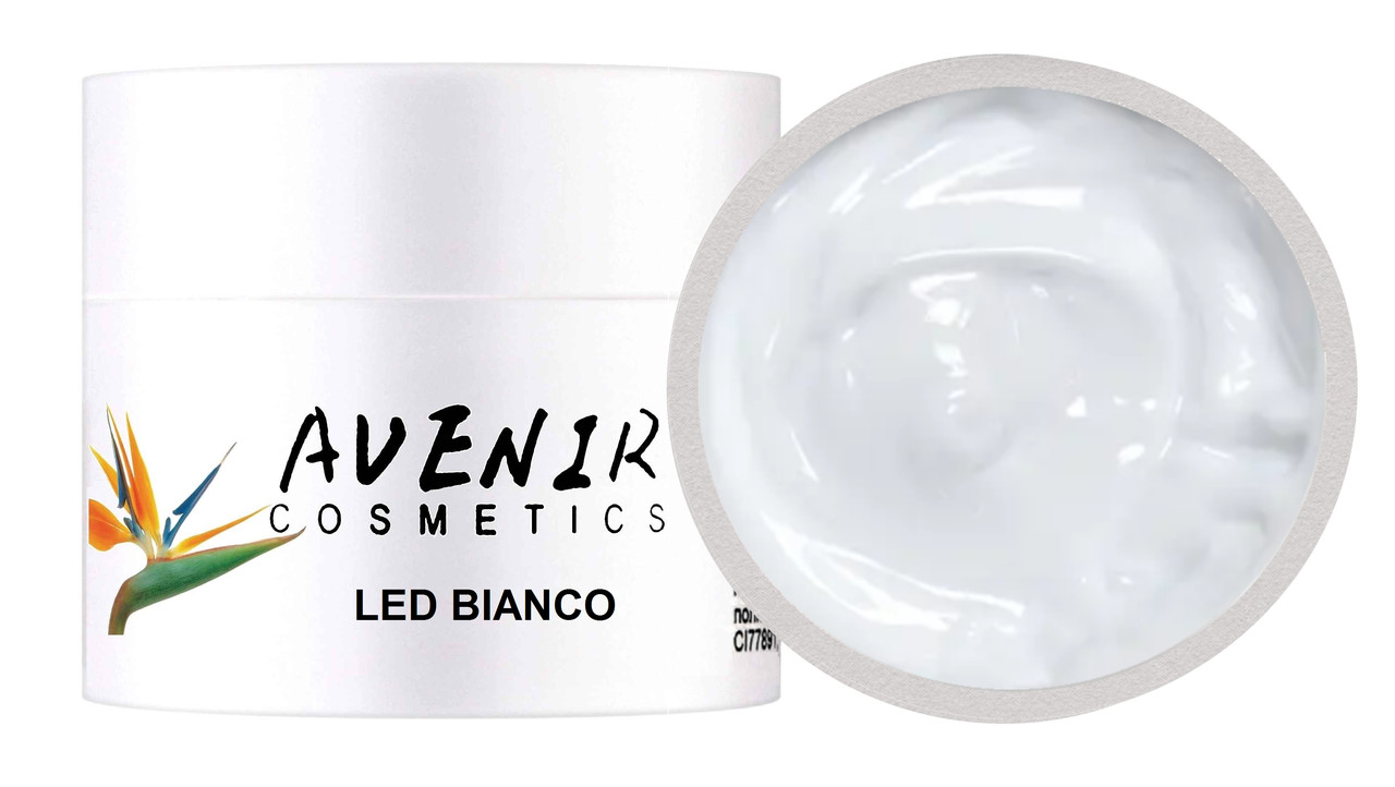 Гель для нарощування LED Bianco Білий 30 мл, фото 1