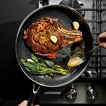 Набір гібридного посуду HexClad Hybrid Cookware Set 13pc з кришками 13 предметів, фото 5