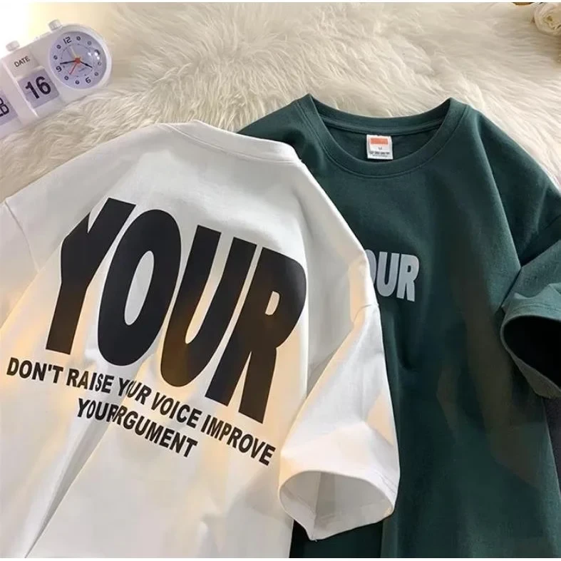 Жіноча стильна Футболка LOYS з принтом YOUR Білий, фото 1