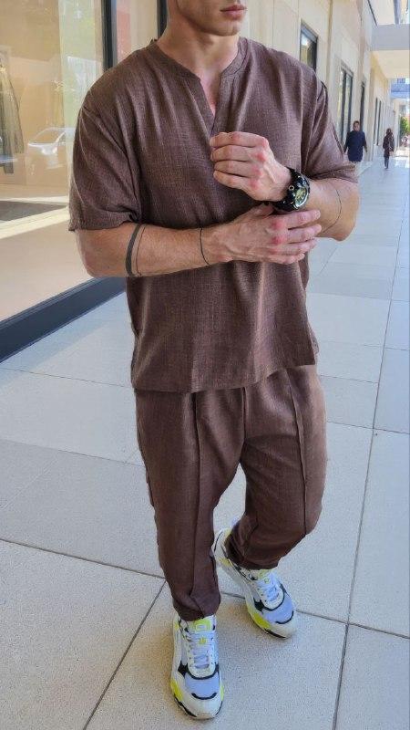 Чоловічий костюм; Колір: моко, пляшка, беж, чорний, джинс, оливка; Розмір: 46-48,50-52,54-56;, фото 1