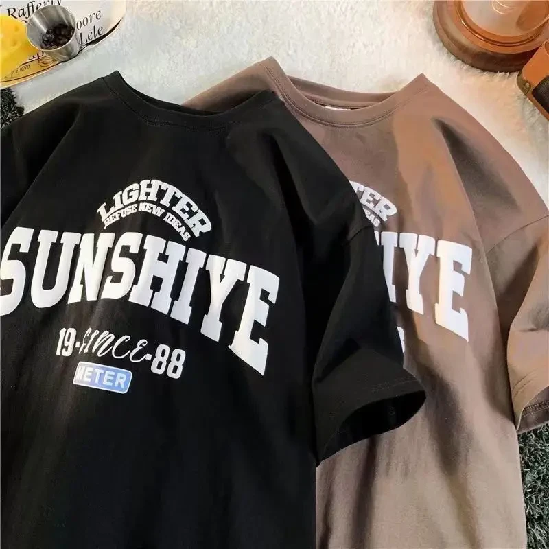 Жіноча стильна Футболка LOYS з принтом Sunshiye Чорний, фото 1