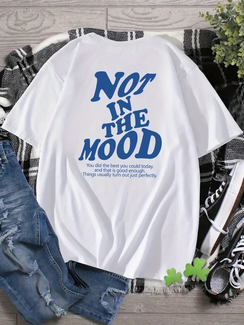 Футболка LOYS жіноча з графічним принтом Love You the mood Білий, фото 1