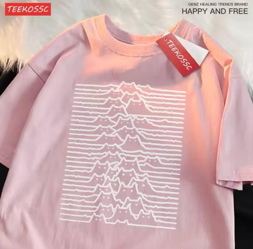 Жіноча стильна оверсайз Футболка LOYS з принтом Павутиння Рожевий, фото 1