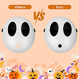 Маска Shy Guy (Тихий Хлопець) Panamanta для Хелловіну, косплею, біла ігрова маска для дітей та дорослих., фото 2