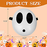 Маска Shy Guy (Тихий Хлопець) Panamanta для Хелловіну, косплею, біла ігрова маска для дітей та дорослих., фото 3