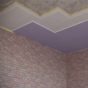 Звукоізолююча панельна система ЗІПС Модуль (Panacoustic SPS MIDLLE 83) базового рівня 600*1200*70 мм, фото 1