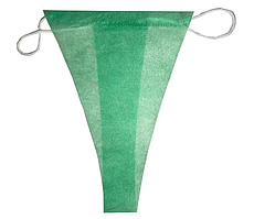Трусики-стрінги Monaco Style L/XL із спанбонду Зелені 1 шт