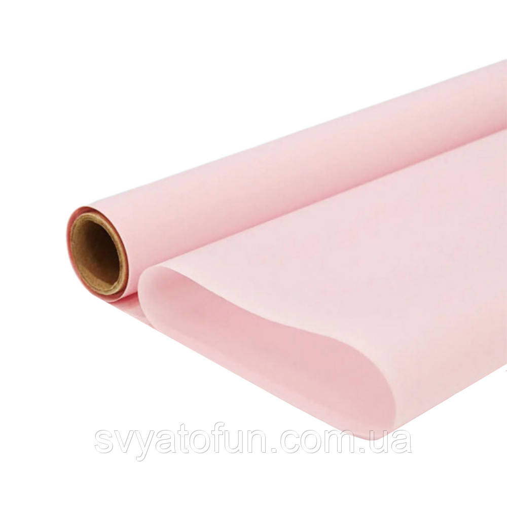 Калька матова рожева пудра 65 см х 10 м