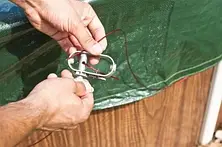 Захисне накриття для круглих каркасних і морозостійких басейнів діаметром 3,6 м, фото 2