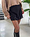 Жіноча спідниця-шорти; Колір: чорний; Розмір 42-44, 44-46 ;, фото 2