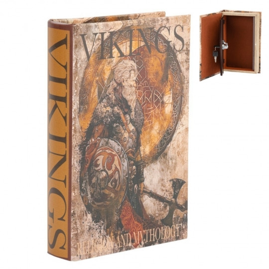 Книга-сейф на ключі " Вікінги" 26*17*5 см, (0509-003)