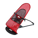 Дитячий шезлонг гойдалка до 15 кг Крісло-гойдалка від 6 до 12 місяців колисковий центр дитяча гойдалка, фото 8