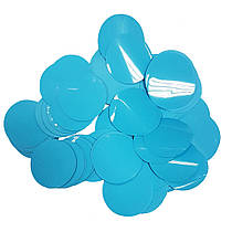 Конфеті "Кружечки" 23 мм блакитний