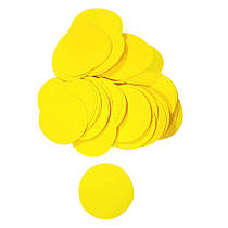 Конфеті "Кружечки" 23 мм жовтий