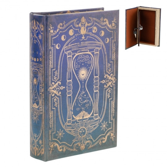 Книга-сейф на ключі "Писочний годинник" 26*17*5 см, (0509-001)