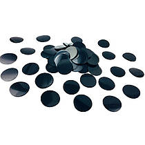 Конфеті "Кружечки" 23 мм чорний