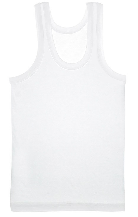 Майка для хлопчика "Біла", 12-13 років (зріст 152-158)