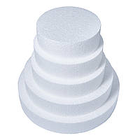 Круг з пінопласту білий