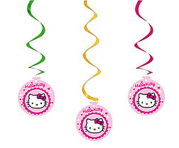Підвіска-спіраль "Hello Kitty" 5 шт