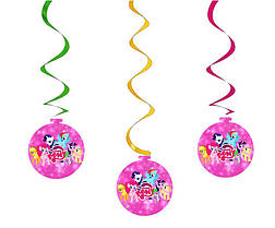 Підвіска-спіраль "Маленькі поні" 5 шт