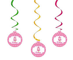 Підвіска-спіраль "Принцеса сердечка" 5 шт