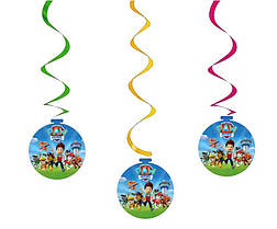 Підвіска-спіраль "Щенячий патруль" 5 шт