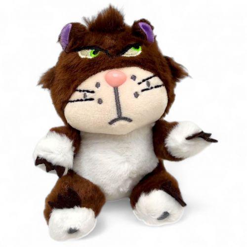 Мяка іграшка-брелок "Кіт", 12 см (КОРИЧНЕВИЙ), фото 1