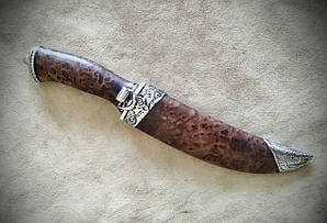 Подарунковий кинджал з дамаської сталі, кинжал ручної роботи