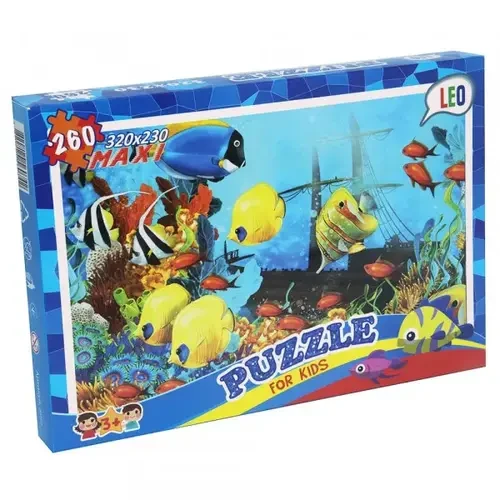 Пазли Strateg Лео "Рибки" (260 елем) (20163), фото 1