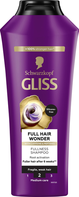 Шампунь Gliss Kur Full Hair Wonder 400 мл, Schwarzkopf, Арт.65408