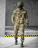 Осіння форма мультикам армійський рипстоп вафелька multicam, Костюм військовий камуфляж мультикам rip stop зсу тактичний штурмовий