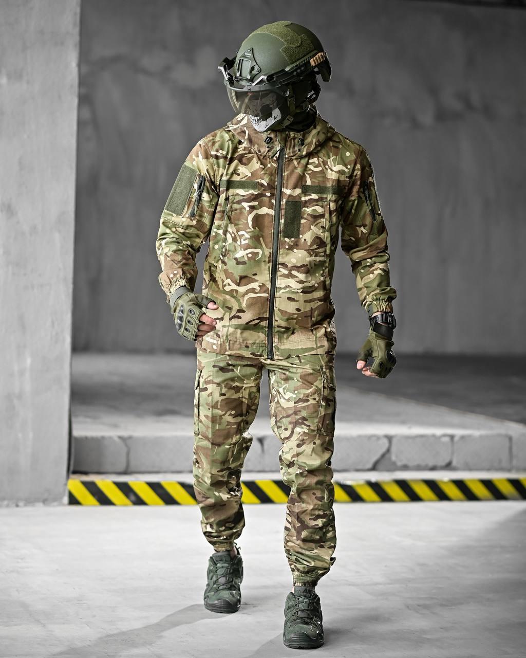 Осіння форма мультикам армійський рипстоп вафелька multicam, Костюм військовий камуфляж мультикам rip stop зсу тактичний штурмовий - фото 1 - id-p2730104278