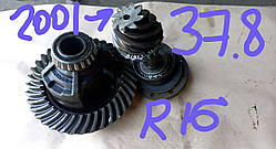 Головна пара редуктора заднього моста (37:8) б/у R16 Ford Transit 2.4 TDI дизель / RWD задній привод Форд Транзит 2000-2006