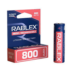 Акумулятор Rablex 18650 Li-ion 800mAh 3.7v