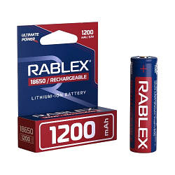 Акумулятор Rablex 18650 Li-ion 1200mAh 3.7v
