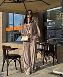 Костюм спортивний велюровий трійка в кольорах 9800, фото 4