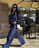 Костюм спортивний велюровий трійка в кольорах 9800, фото 2