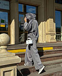 Костюм спортивний велюровий трійка в кольорах 9800, фото 5