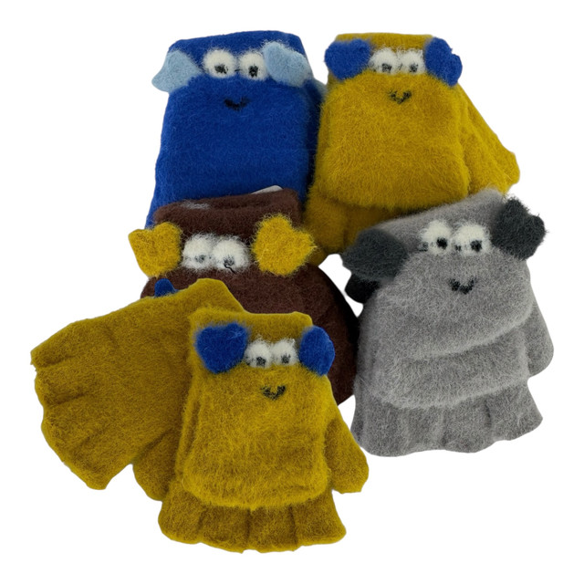 Детские варежки утепленные