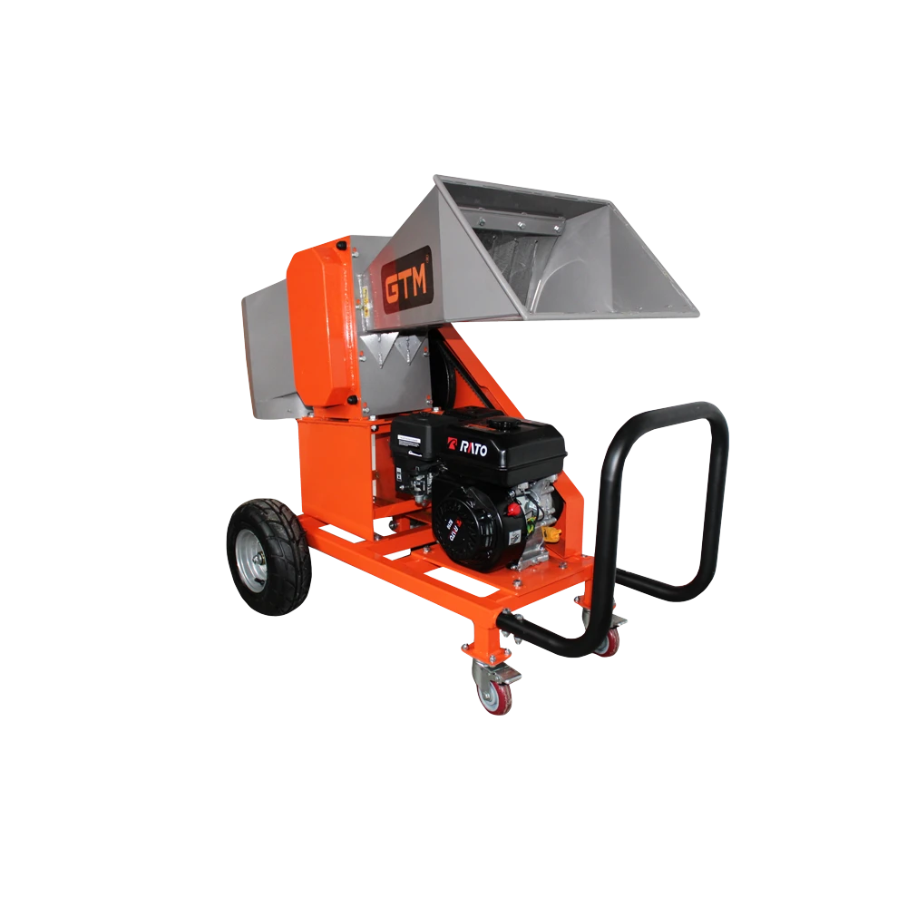 Професійний бензиновий подрібнювач гілок дроворуб GTM LC80R 6 к.с. (82920)