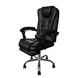 Офісний стілець обертовий Malatec 26195 з підставкою для ніг, фото 4