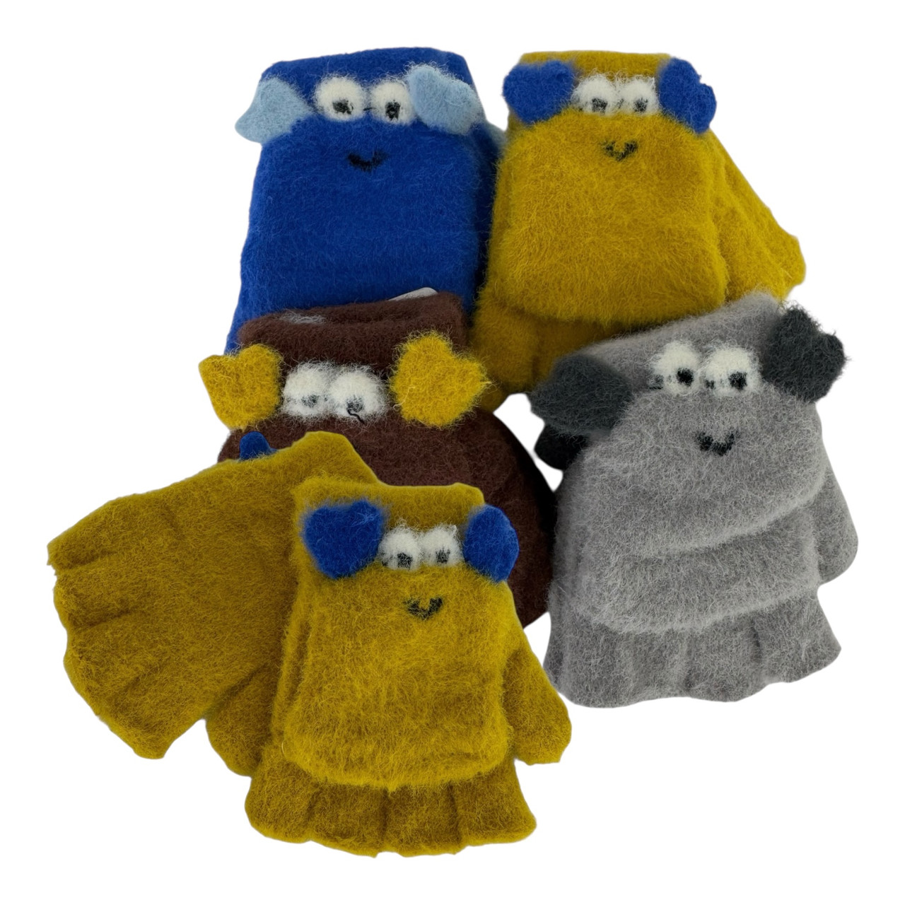 ОПТ Дитячі рукавиці утеплені, р. 14 (4-6 років), (12шт/набір), фото 1