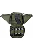 Тактична бананка - поясна сумка з кобурою для пістолета. Якісна сумка на пояс Oxford 600D, фото 3