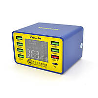 Зарядні станція з цифровою індикацією MECHANIC iCharge 8M , 6*USB-A, QC3.0-5В3.4А,9В2.3A,12В1.5А, PD3.1-5В3.4.А,9В2.3A,12В1.5А,