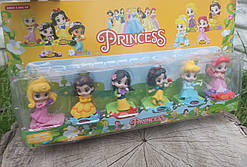 Набір лялька Princess Disney Принцеса Діснея 6 штук 9,5см, 32006