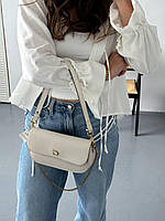 Coach Brook Flap Chain White/Gold [оригінальна коробка] 22х12х5