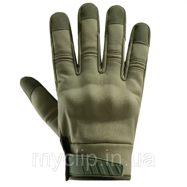 Тактичні утеплені рукавиці Softshell. Перчатки тактичні теплі сенсорні, фото 1