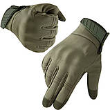 Тактичні утеплені рукавиці Softshell. Перчатки тактичні теплі сенсорні, фото 2