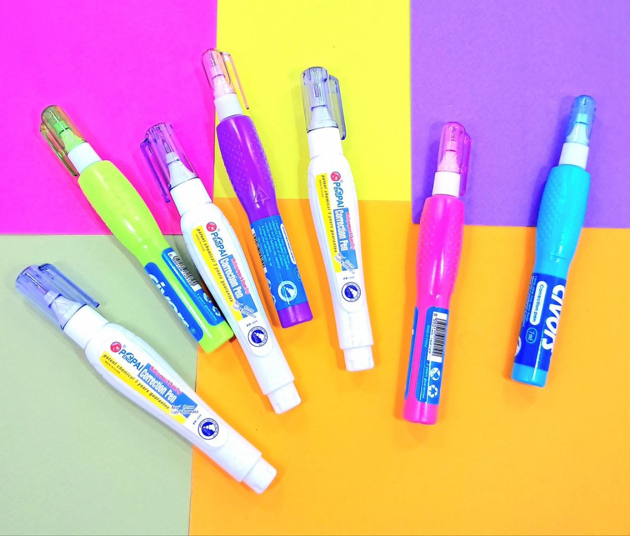 Коректор-ручка з метав. наконечником HY-707 білий 7 мл, фото 1